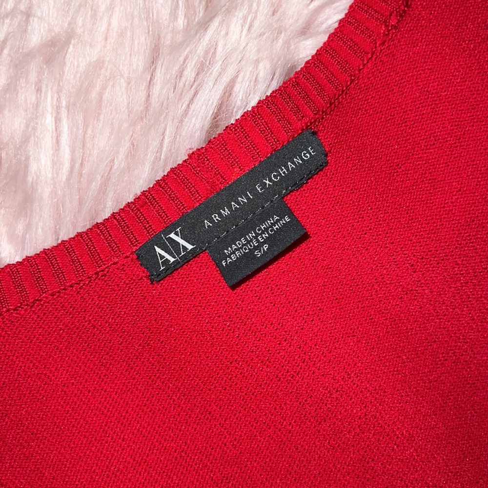 Armani Exchange Red Midi Dress – Size Small | Elegant & Timeless midi dress - Picture 2 of 8